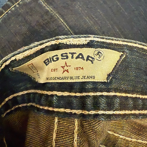 Big Star Dark Blue Bootcut Jeans - Picture 3 of 4
